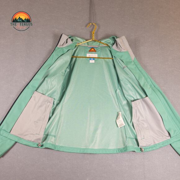 Columbia Switchback III Jacket Waterproof Hooded Teal/Terquoise Women's Size M - Picture 3 of 16
